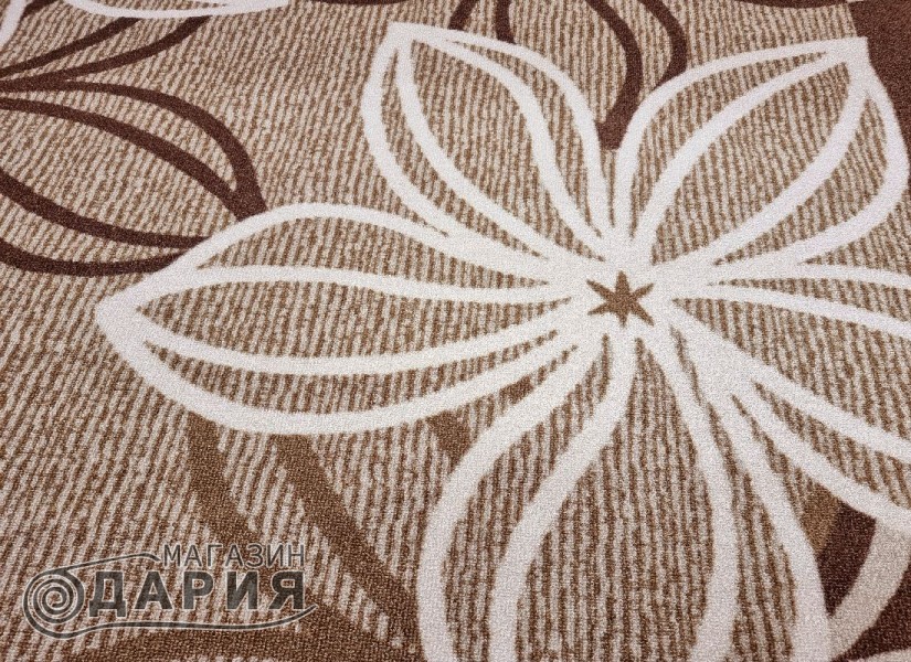 Мокетен килим ERIKA 8013 brown елипса